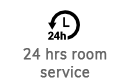 24 hours room service icon